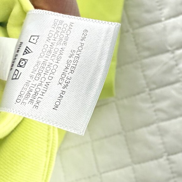 Express Womens Stylist Super High Rise Lime Green Shorts Size 8 62% Polyester & - Picture 4 of 13